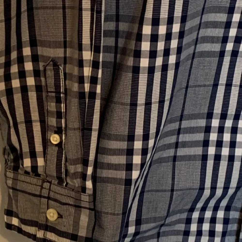 Nautica Plaid Button Down Long Sleeve Shirt